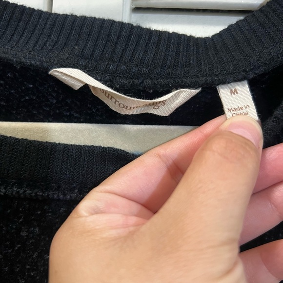 Soft Surroundings Chenille Ruffle Hem Sweater - Picture 6 of 6